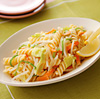 カット野菜とショートパスタの明太子サラダ